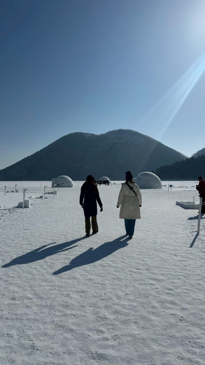 村おこしボランティア【然別湖コタンコース】での活動の様子