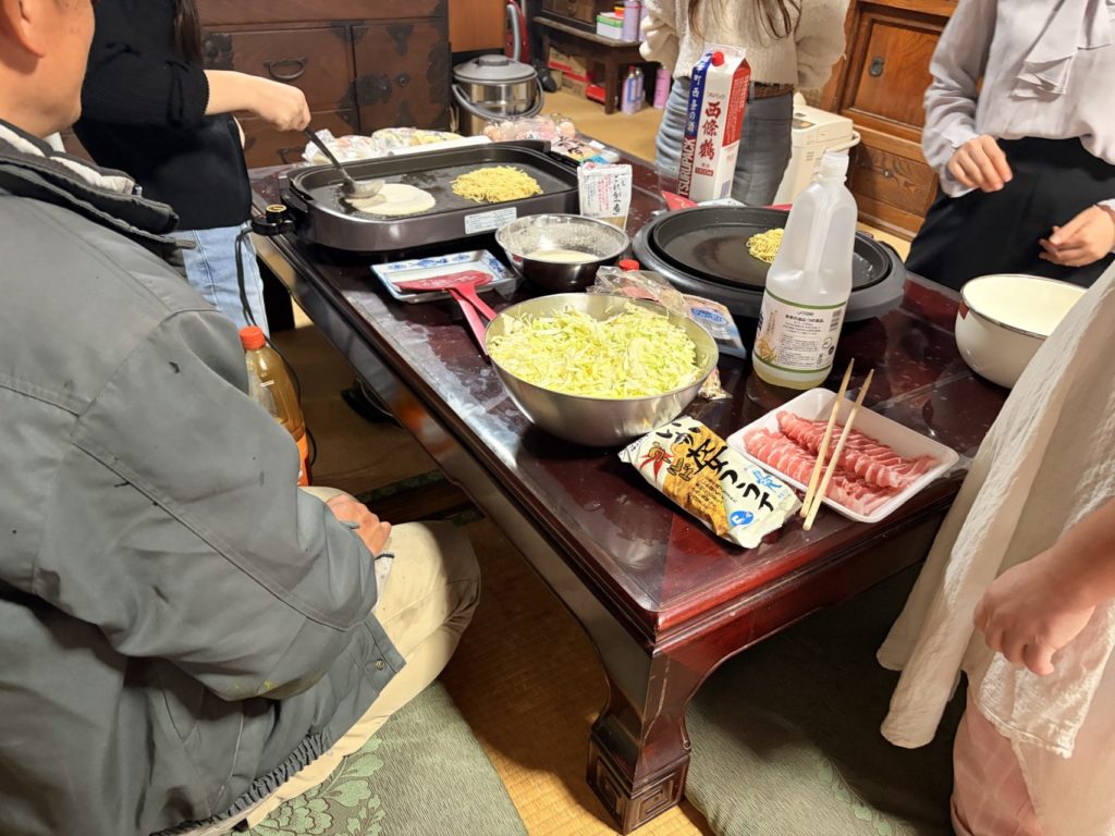 村おこしボランティア【江田島コース】での活動の様子