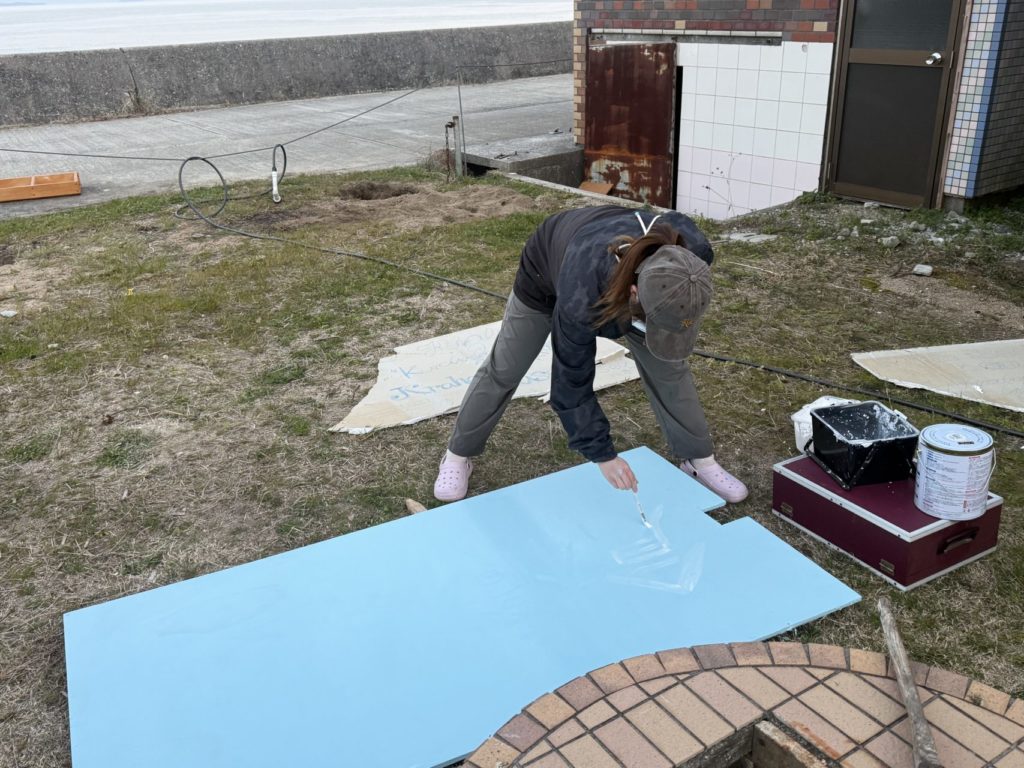 村おこしボランティア【倉橋島コース】での活動の様子