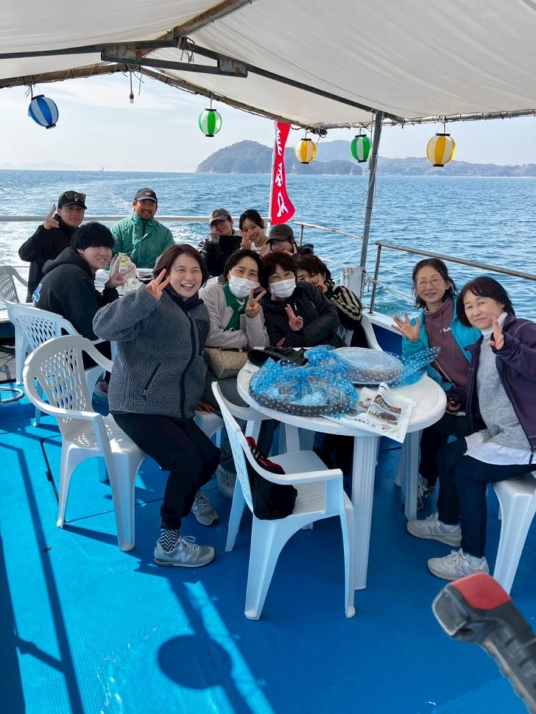 村おこしボランティア【倉橋島コース】での活動の様子