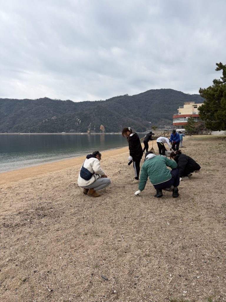 村おこしボランティア【倉橋島コース】での活動の様子