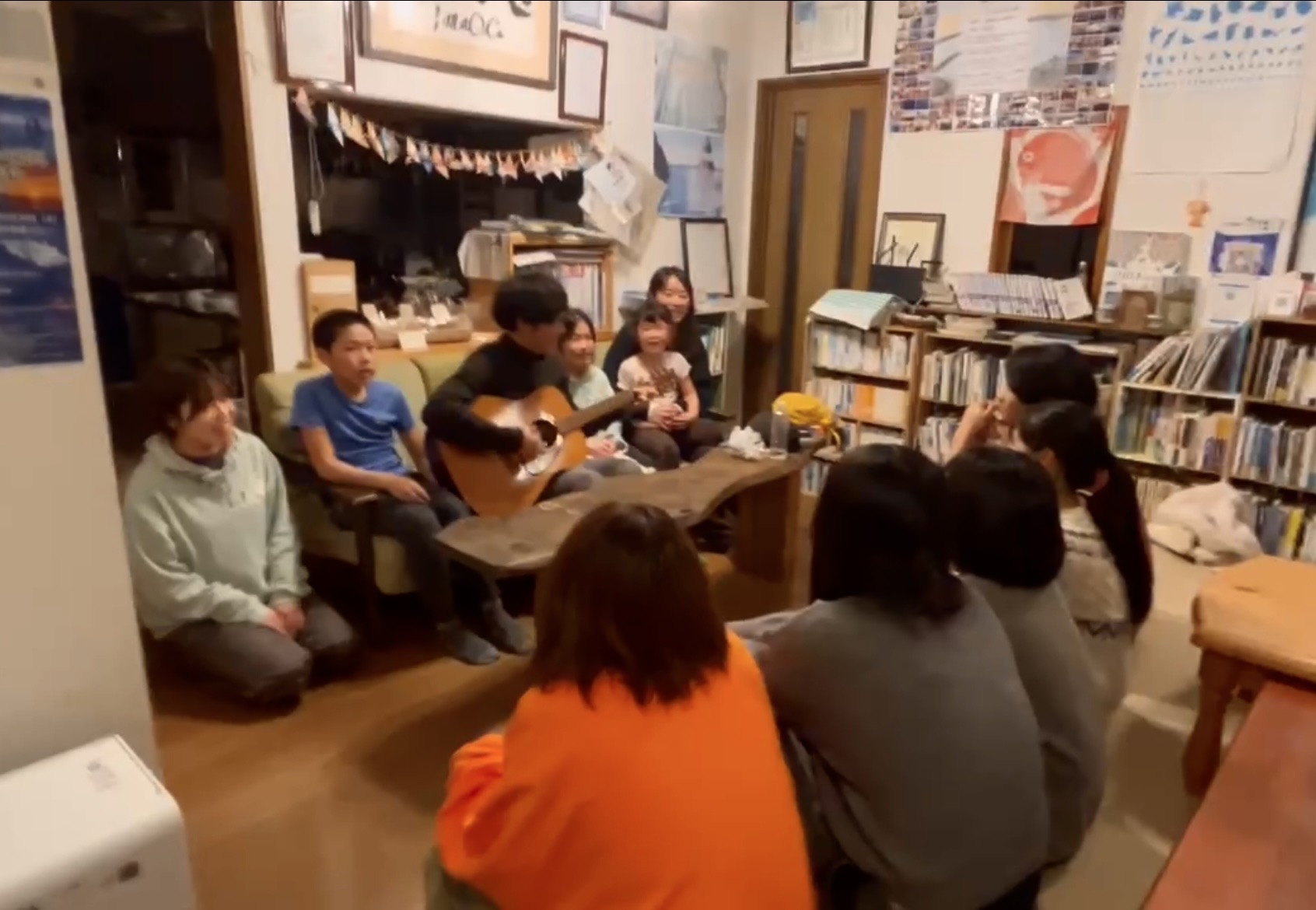 村おこしボランティア【奥尻島コース】での活動の様子