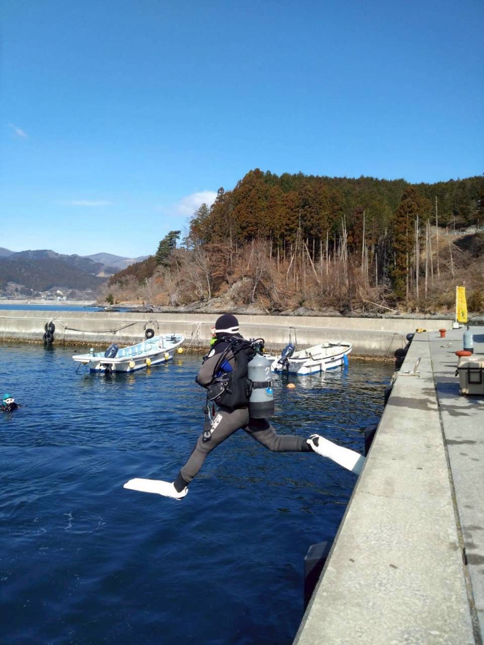 村おこしボランティア【三陸漁場コース】での活動の様子