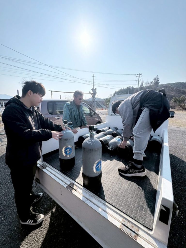 村おこしボランティア【三陸漁場コース】での活動の様子