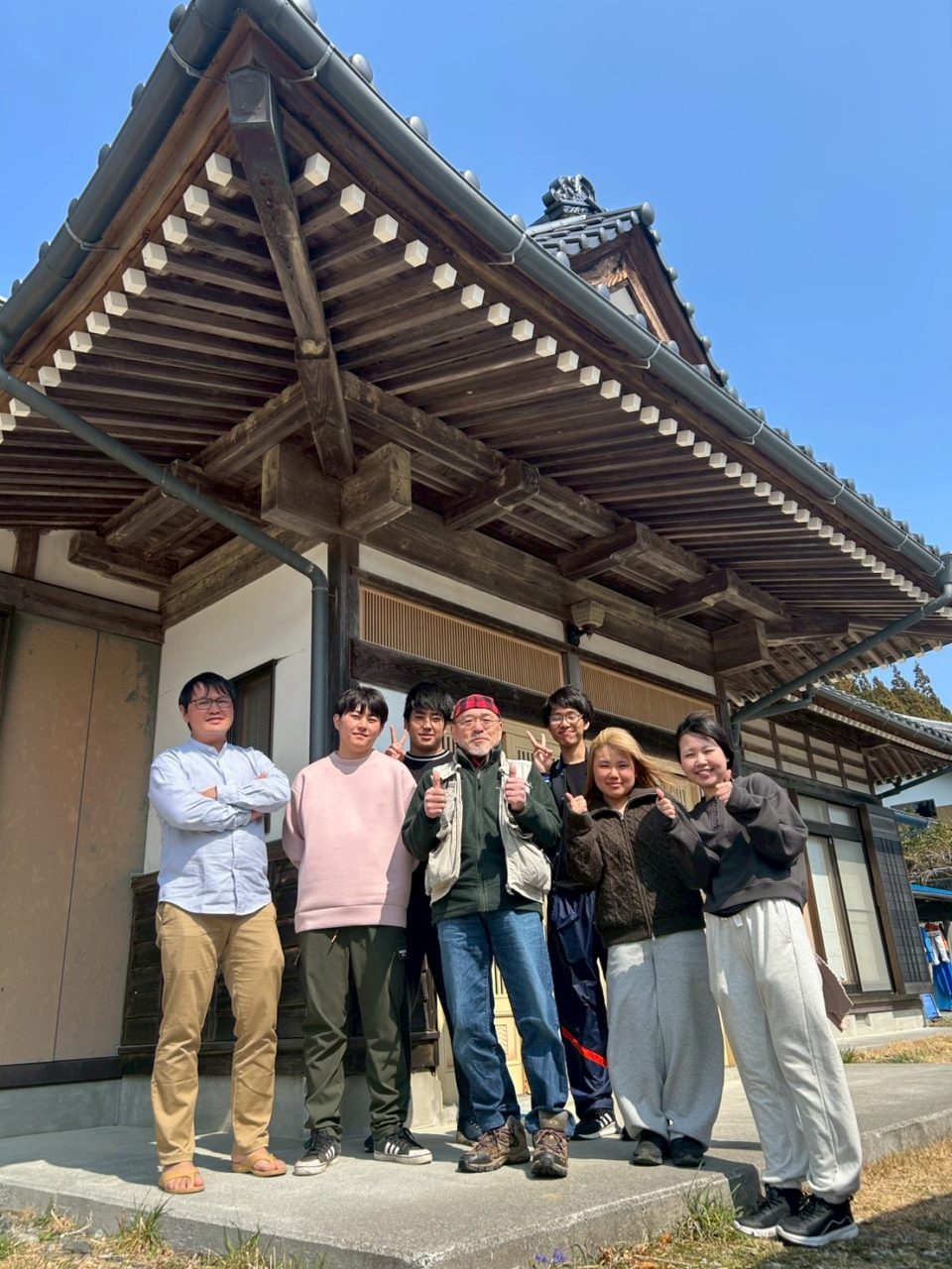 村おこしボランティア【三陸漁場コース】での活動の様子