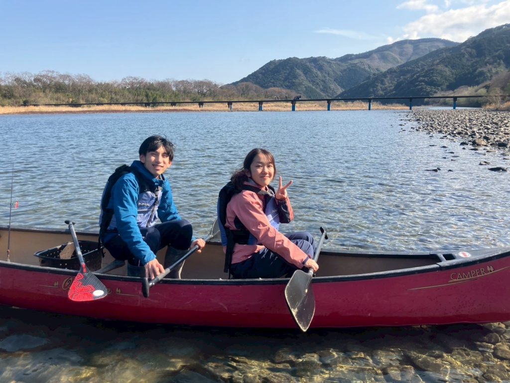 村おこしボランティア【四万十川・林業コース】での活動の様子