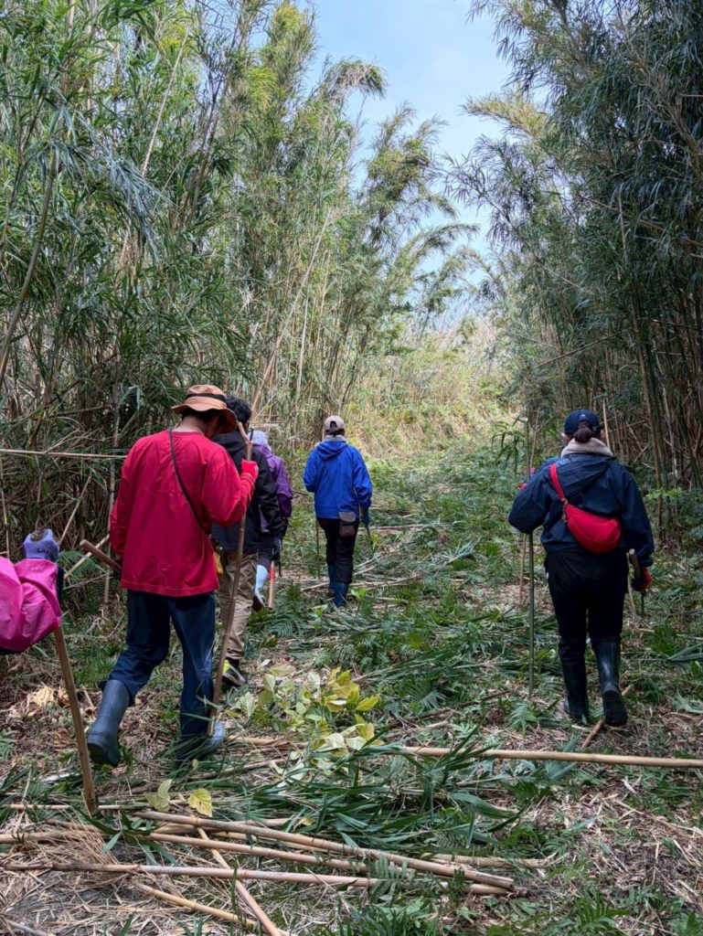 村おこしボランティア【さつま竹島コース】での活動の様子