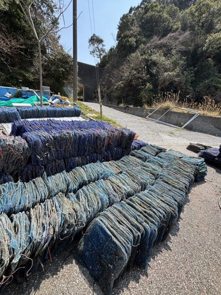 村おこしボランティア【屋形島コース】での活動の様子